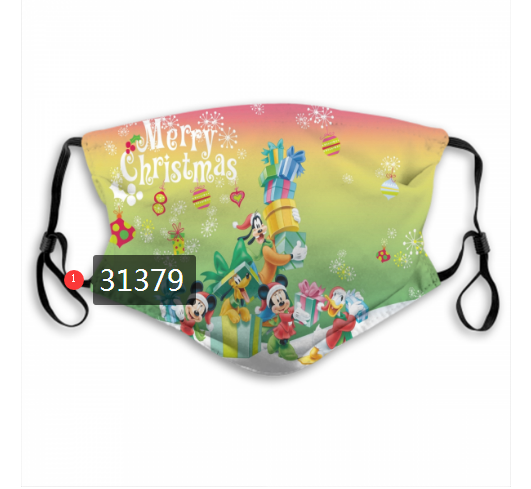 2020 Merry Christmas Dust mask with filter 44->mlb dust mask->Sports Accessory